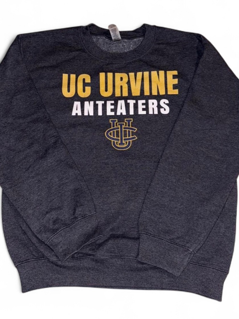 UC Irvine Anteaters Dark Gray Crewneck Sweatshirt
